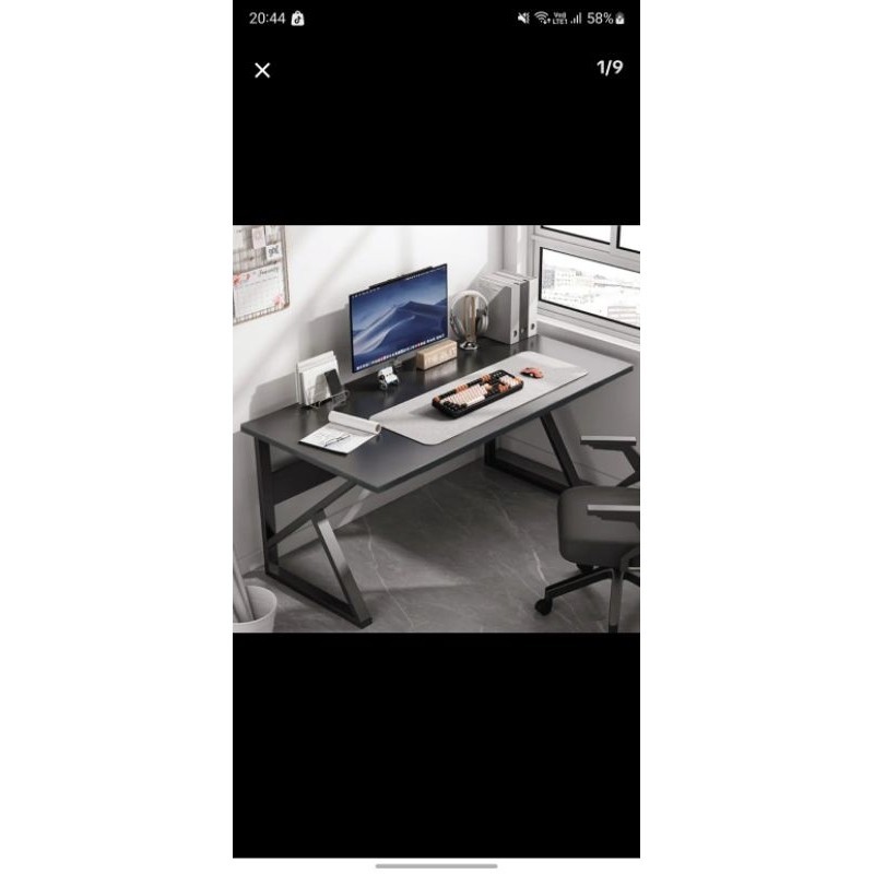 Bàn làm việc, học tập, Gaming, CHỮ K, Chân sắt sơn tĩnh điện, Mặt gỗ công nghiệp, nhiều kích thước ( 2 lỗ luồn dây ) | BigBuy360 - bigbuy360.vn