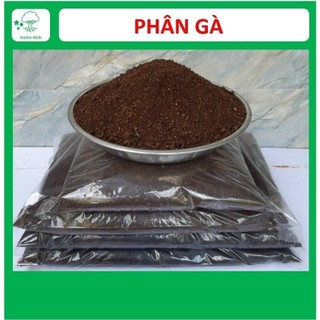 1kg Phân Gà Hưu Cơ ủ hoai mục - Không mùi hôi
