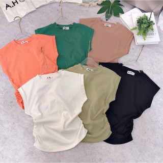 áo thun cổ tròn tay hến chun eo Uyên Nguyễn Store