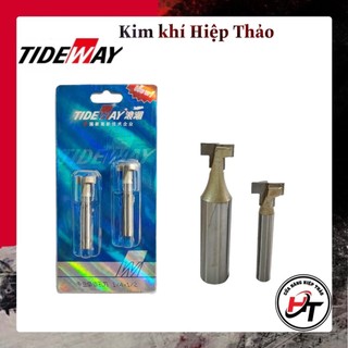 Mũi phay rãnh gỗ chữ T mũi soi chạy rãnh móc lỗ khóa giọt lệ Tideway MSCT-TW