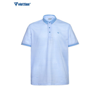 Áo thun Polo không túi VIETTIEN SMART CASUAL vải polyester phom regular fit - 6S3373CFYP0IP