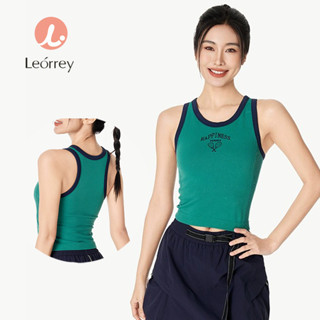 Leorrey-Áo vest thể thao tập luyện yoga nhẹ không tay ôm vừa vặn thoải mái có đệm