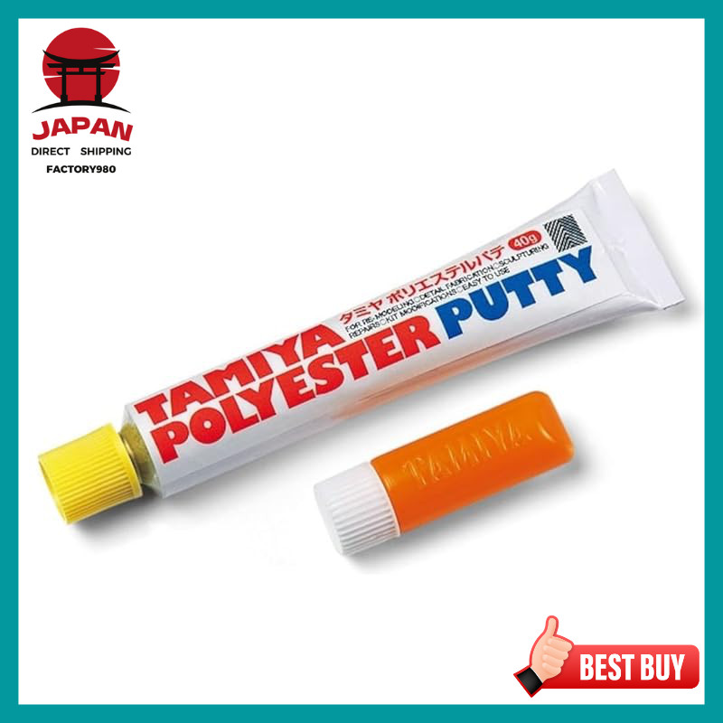 【Directly from Japan】
Tamiya Makeup Material Series No. 97 Tamiya Polyester Putty 40g Model Material