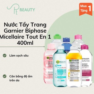 Nước Tẩy Trang Dịu Nhẹ Sạch Sâu Garnier Biphase Micellaire Tout En 1 400ml