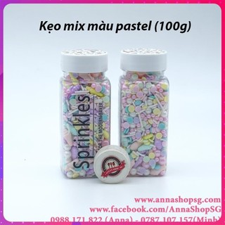 Kẹo mix màu pastel 100g