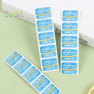 Sticker Logo Dán Laptop Intel Core i3 i5 i7 Mới