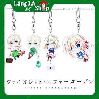 Móc khoá Mica anime Violet Evergarden (Loại Treo nhân vật) - Nhựa Cứng Acrylic In 2 mặt sắc nét ( ảnh thật )