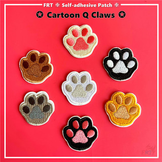 ☸ miếng dán nhãn dán tự dính q claws ☸ 1 sắt trên may trên túi quần áo phụ kiện trang trí huy hiệu miếng dán