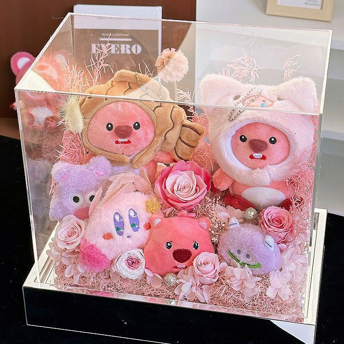 Sang Trọng Loopy Búp Bê Màu Hồng Đáng Yêu Hải Ly Bộ Quà Tặng Gấu Bông Quà Tặng Cho Bạn Gái Ngày Lễ Tình Nhân Và Ngày Phụ Nữ Quà Tặng