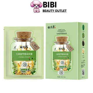 Dầu gội nhuộm tóc qiweitang chiết xuất trắc bá diệp, hà thủ ô màu sắc đẹp tự nhiên