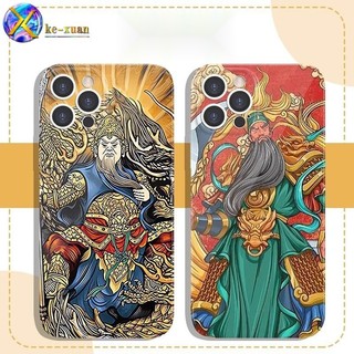 Ốp Điện Thoại Quan Vũ Apple 13 Quan Công iPhone1514 Thần Tài Thần Tài Guochao Door God Redmi Model Điện Thoại Di Động Vỏ Bảo Vệ Chống Sốc YELA