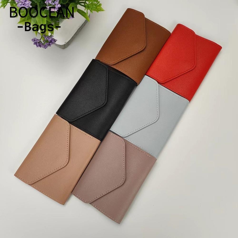 BOOCEAN Ví Ngắn, Ví Đa Năng Nữ Đa Năng, Đựng Thẻ Da Thời Trang Ví Đựng Tiền Xu Quà Tặng