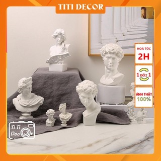 Tượng lớn titi decor, tượng decor thần thoại hy lạp, trang trí phòng khách, tượng để bàn làm việc