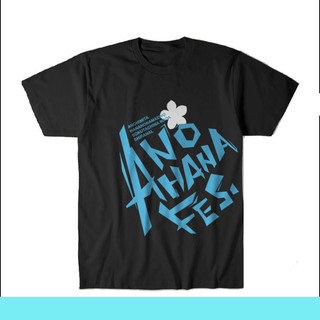 Áo thun Anohana: The Flower We Saw That Day FES (Black/White) ngắn tay