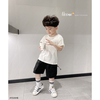 ÁO CỘC TAY THUN TĂM BASIC CHO BÉ