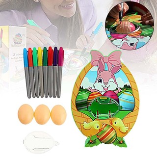 Mazing Egg Lathe with Markers for Kids, Bunny Egg Spinner