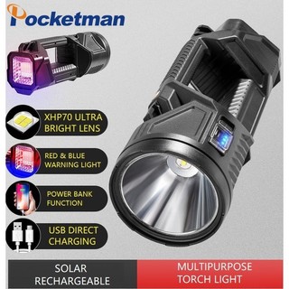 Đèn pin led xhp50 xhp90 chống thấm nước sạc usb tiện dụng