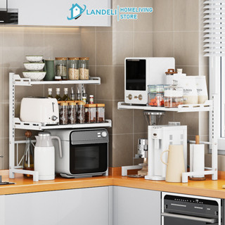 Mặt bàn bếp Landeli Home, nồi cơm đôi, lò nướng, kệ đựng đồ đa chức năng