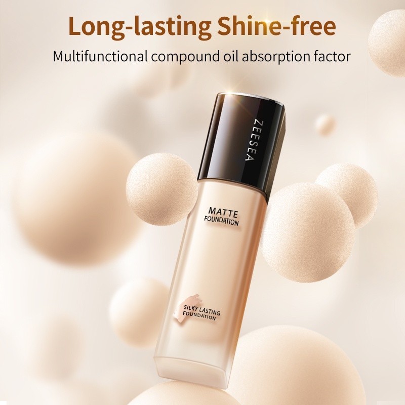 Ảnh 5 của Kem nền Zeesea dạng lỏng che khuyết điểm kiềm dầu hiệu quả lâu trôi 30ml