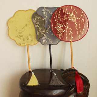  Retro Trung Quốc Dập Vàng Cô Dâu Cưới Quạt Cầm Tay Trang Trí Nhà Cửa Trang Trí Nhảy Múa Quạt Với Tua Rua Sườn Xám Hanfu Phụ Kiện 