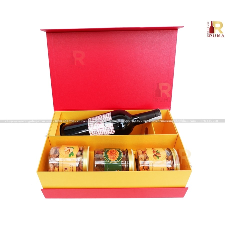 Hộp quà tặng Ruma rượu vang Ý 1933 Semi nhập khẩu chính hãng