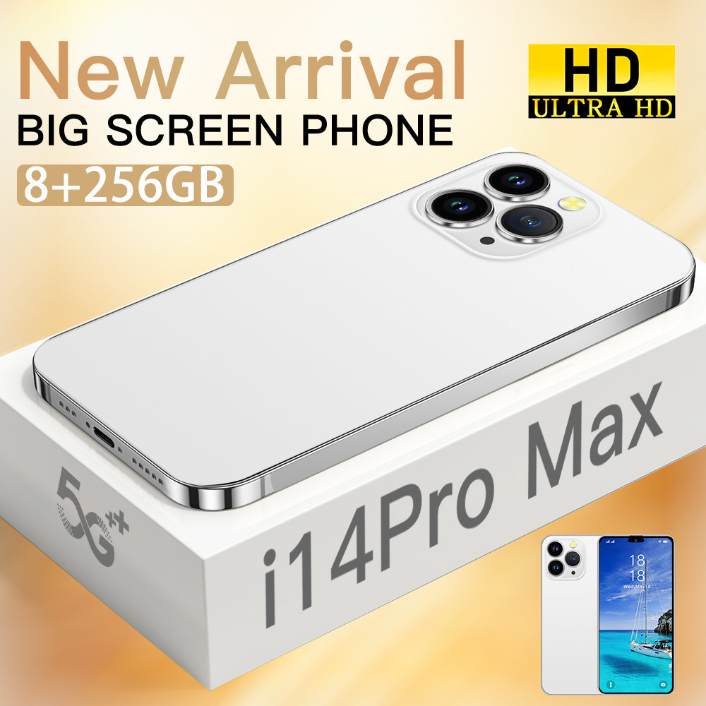 i15 Pro max Điện Thoại  7.5Inch Điện Thoại Di Động Bộ Nhớ Lớn 256GB Hai Thẻ Sim Camera 48+108MP Pin 7800mAh điện thoại