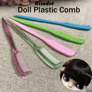 1 / 5 chiếc lược nhựa 4 màu mini cho búp bê bjd phụ kiện búp bê