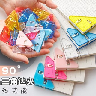 Bịch 5 kẹp giấy hình tam giác nhiều màu xinh xắn 5.2x3.9cm