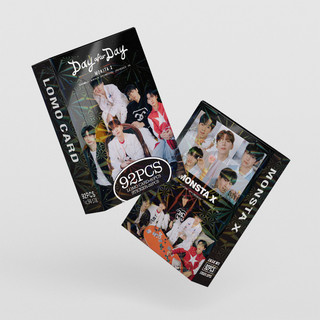 92pcs MONSTA X Lomo Cards Stickers Photocards Shownu I.M Lee Minhyuk Kihyun HYUNGWON Lee Jooheon Postcard Ready Stock SX