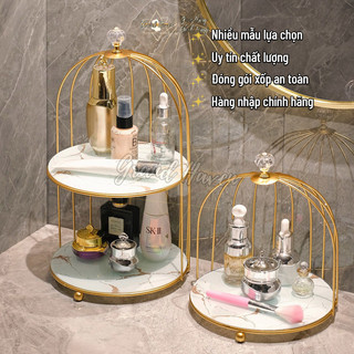 Kệ tầng đựng mỹ phẩm Grand Haven đĩa thủy tinh đựng đồ nước hoa kệ bánh trái trang trí nhà cửa