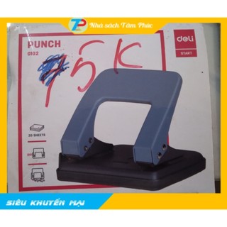 Xả kho Đục lỗ Deli 0102 (20 tờ)