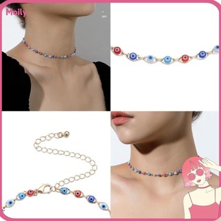 vòng cổ Mạ Vàng 14k Hình Mắt Quỷ Thổ Nhĩ Kỳ