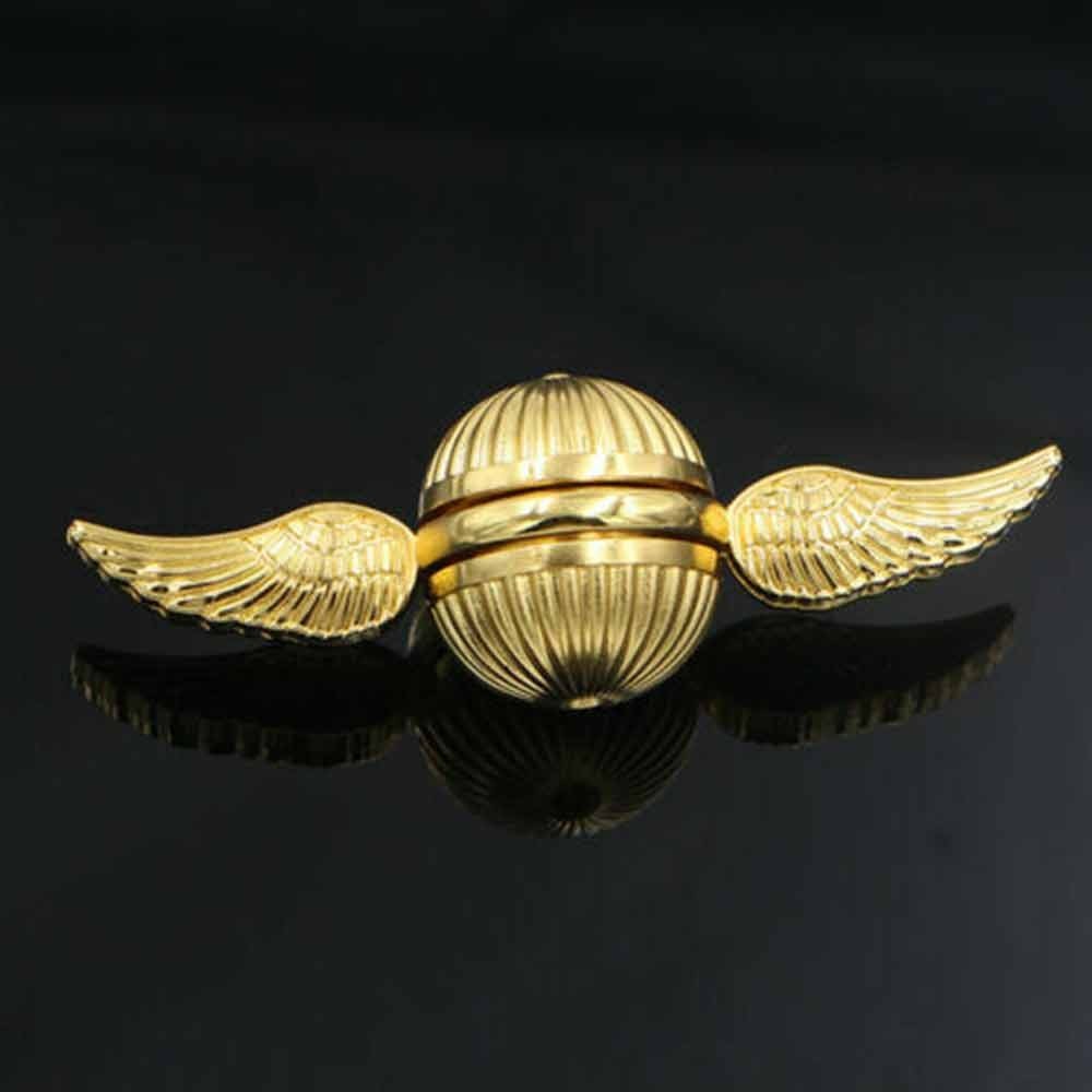 Golden Snitch Fidget Spinner Fingertip Gyro Stress Anxiety Relief Fidget Toy