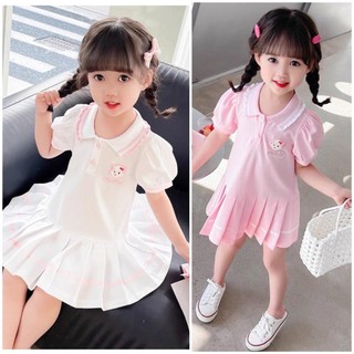 Váy suông đuôi cá ma rie chất cá sấu cho bé gái