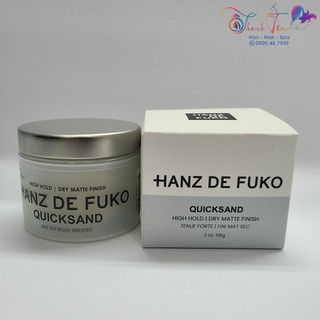Sáp vuốt tóc nam cao cấp cho tóc mỏng dầu Hanz de Fuko Quicksand 56ml