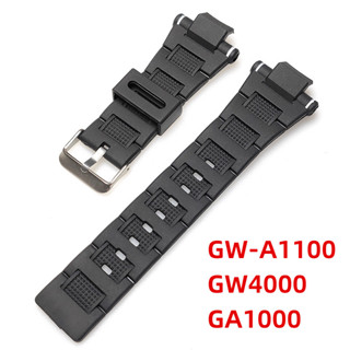 Dây Đồng Hồ Nhựa Cho Casio G-Shock Gravitymaster GW-A1100 GW4000 GA1000 Trọng Lực Master Cao Su Silicon Dây Đeo Đồng Hồ Nam Nữ Vòng Tay Thể Thao