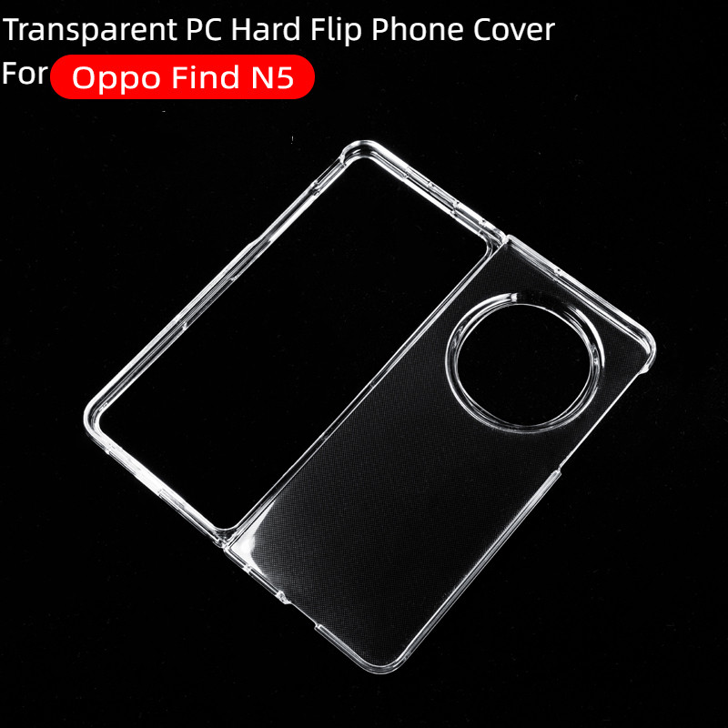 Dành Cho OPPO Find N5 N 5 Ốp Lưng Siêu Mỏng Trong Suốt PC Cứng Flip Vỏ Điện Thoại Cho OPPO Find N5