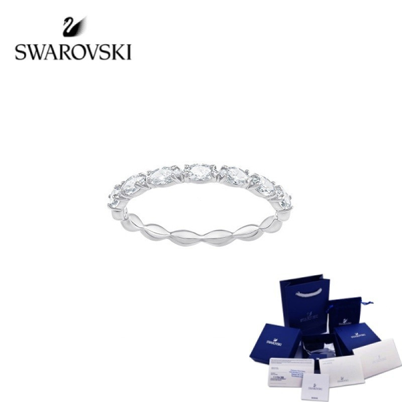 Nhẫn Swarovski Nhẫn VITTORE Nhẫn Zircon Bộ Nhẫn Vòng Tay Nhẫn Nữ Phụ Kiện Nhẫn Bạc Nhẫn Thời Trang N