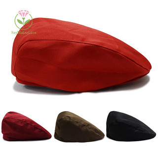 Mũ Beret Cotton Màu Trơn Thời Trang Cho Nam