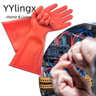 YYlingx  Tay Cách Điện Bảo Vệ An Toàn Bằng Cao Su 5kv 220v