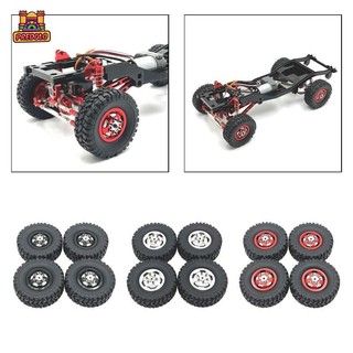 Predolo 4 miếng rc và lốp xe rc nâng cấp một phần dự phòng thay thế rc xe bánh xích lốp cho 1 / 12 mn82 mn78 1 / 16 xe rc