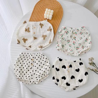 Quần short bé gái mùa xuân Quần short bé gái dễ thương Quần bé gái 0-24 tháng tuổi