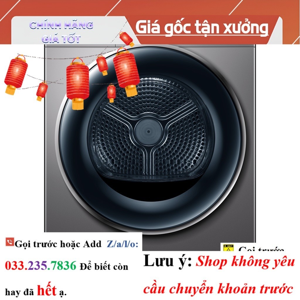 <new> Máy giặt sấy Aqua 10 kg giặt, 6 kg sấy AQD-AH1000G.PS