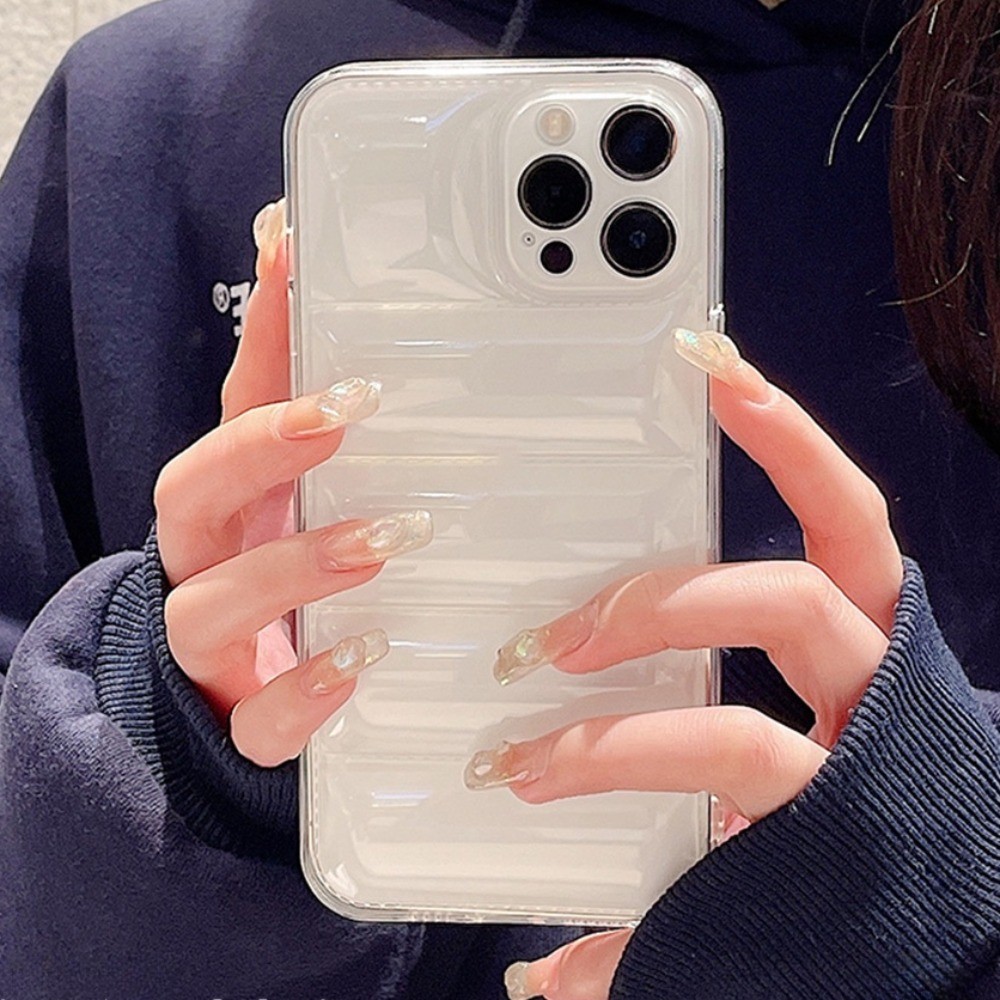 Ốp Điện Thoại TPU Mềm Trong Suốt Chống Sốc Siêu Mỏng 3D Cho IPhone 14 13 12 11 Pro Max X