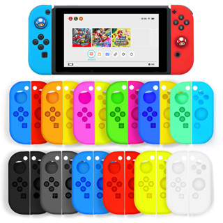 Vỏ silicon Joy-Con cho Nintendo Switch / Chủ đề trò chơi đầy màu sắc OLED Hàng có sẵn tại địa phương