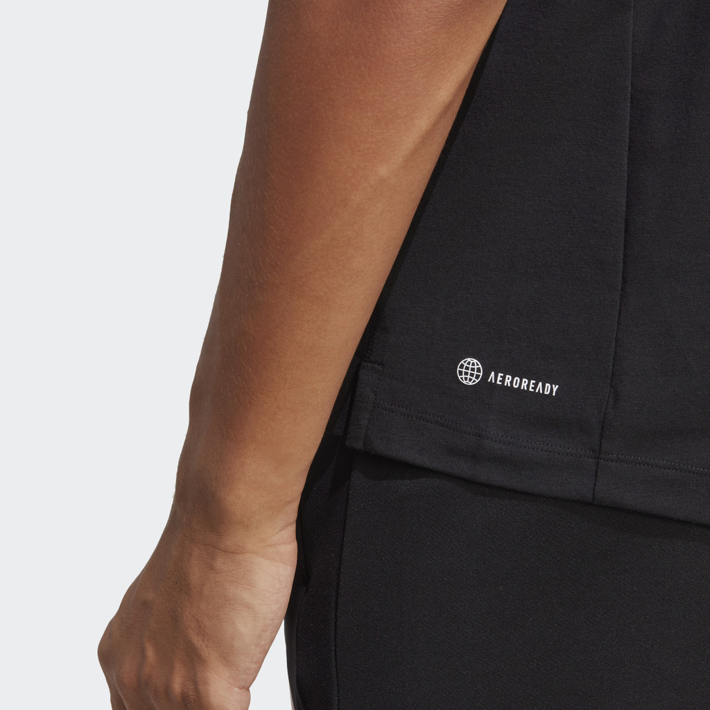 Adidas Tập luyện Áo Thun Tập Luyện Logo 3 Bar Train Icons Nam Đen HS7519