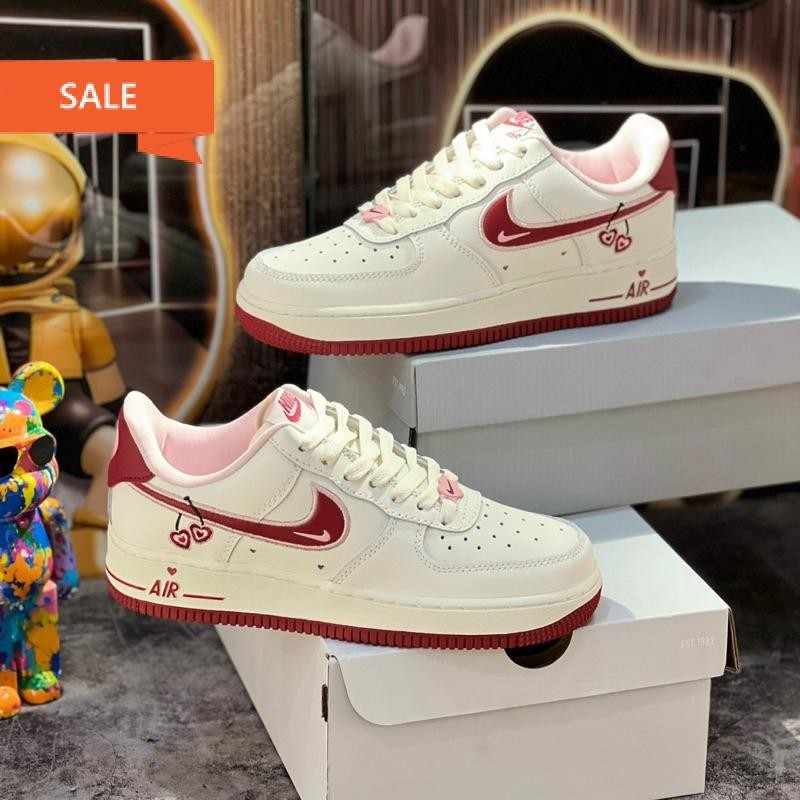 Giày thể thao AF1 valentine vệt cherry thời trang năm 2024