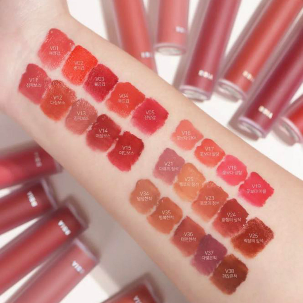 Son Kem Lì Mịn Mượt BBia Last Velvet Lip Tint 2 3 12 25 36 38 39