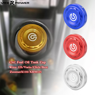  Xe Máy Xăng Nắp CNC Bình Nhiên Liệu Nắp Gas Dành Cho Xe Honda Vario Click160 Beat Zoomer X110 Wave 125 