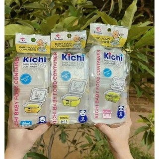 Hộp trữ thức ăn nhỏ khay ăn Kichi 100ml Mina Kho Sỉ Mẹ Và Bé